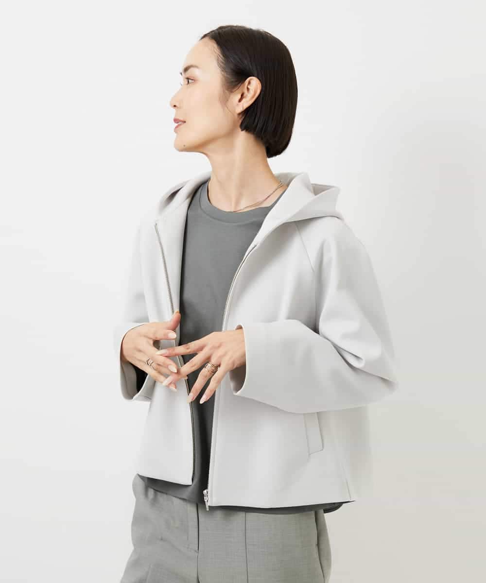 FMKDD10170 MICHEL KLEIN(ミッシェルクラン) バックフレアカットソー カーキ