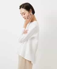 FMKDD10170 MICHEL KLEIN(ミッシェルクラン) バックフレアカットソー カーキ