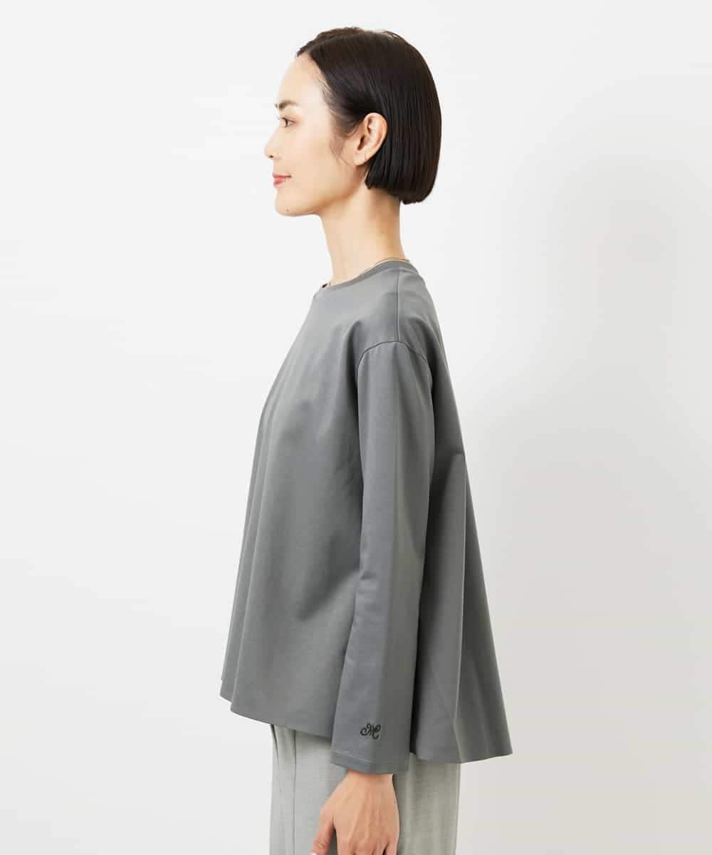 FMKDD10170 MICHEL KLEIN(ミッシェルクラン) バックフレアカットソー カーキ