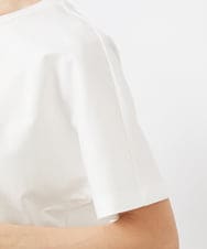 FMKGA05150 MICHEL KLEIN(ミッシェルクラン) ワンポイント刺繍Tシャツ(WEB限定カラーあり) ブラック