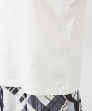 FMKGA05150 MICHEL KLEIN(ミッシェルクラン) ワンポイント刺繍Tシャツ(WEB限定カラーあり) ブラック