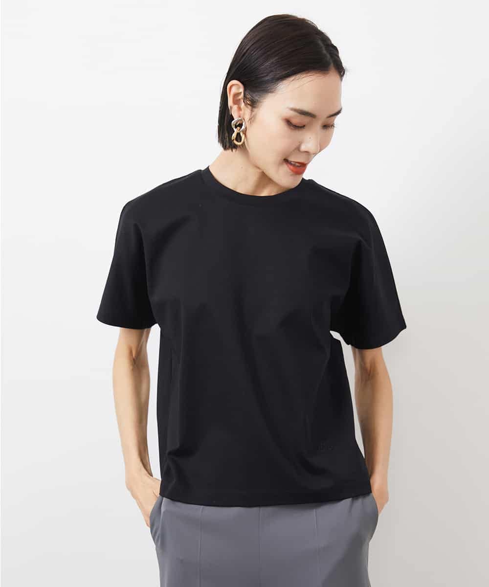 FMKGA05150 MICHEL KLEIN ワンポイント刺繍Tシャツ(WEB限定カラーあり)