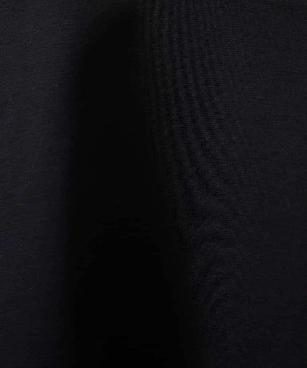 FMKGA05150 MICHEL KLEIN(ミッシェルクラン) ワンポイント刺繍Tシャツ(WEB限定カラーあり) ブラック