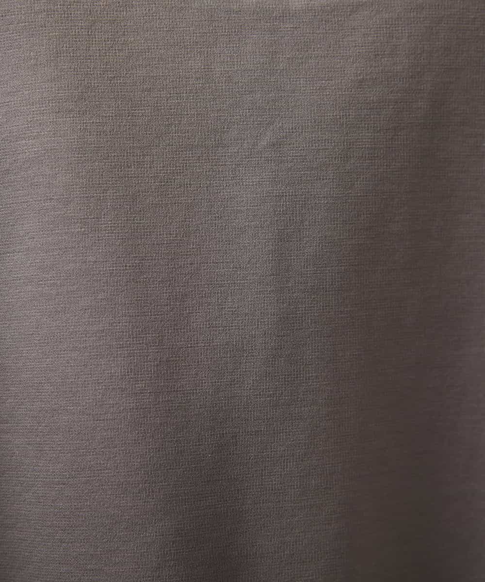 FMKGA05150 MICHEL KLEIN(ミッシェルクラン) ワンポイント刺繍Tシャツ(WEB限定カラーあり) ブラック