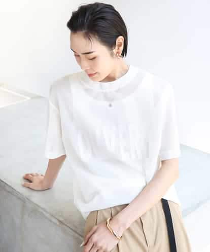 FMKGA13220 MICHEL KLEIN ロゴメッシュプルオーバー