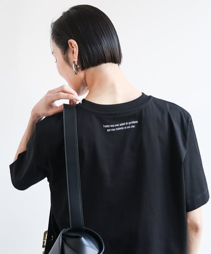 FMKGA14120 MICHEL KLEIN バックロゴTシャツ