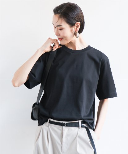 FMKGA14120 MICHEL KLEIN バックロゴTシャツ