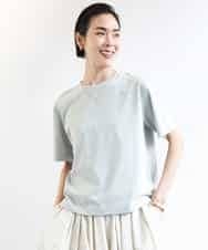 FMKGA14120 MICHEL KLEIN(ミッシェルクラン) バックロゴTシャツ ホワイト