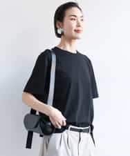 FMKGA14120 MICHEL KLEIN(ミッシェルクラン) バックロゴTシャツ ホワイト