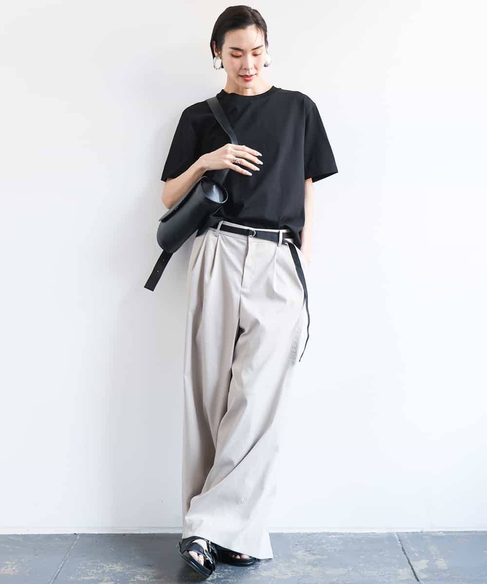 FMKGA14120 MICHEL KLEIN(ミッシェルクラン) バックロゴTシャツ ホワイト