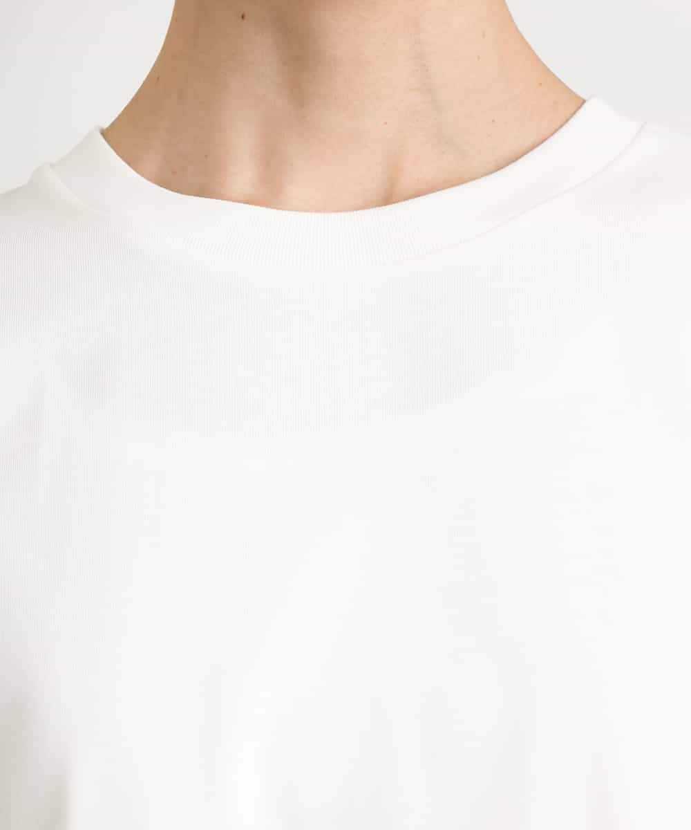FMKGA14120 MICHEL KLEIN(ミッシェルクラン) バックロゴTシャツ ホワイト