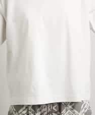 FMKGA14120 MICHEL KLEIN(ミッシェルクラン) バックロゴTシャツ ホワイト