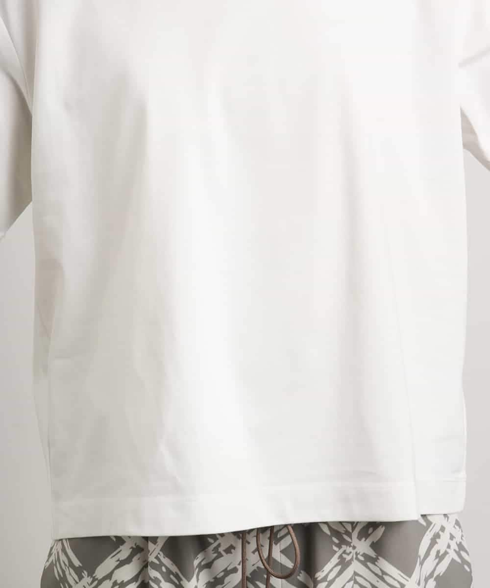 FMKGA14120 MICHEL KLEIN(ミッシェルクラン) バックロゴTシャツ ホワイト