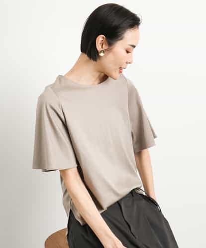 FMKGA15150 MICHEL KLEIN [接触冷感]フレアスリーブカットソー