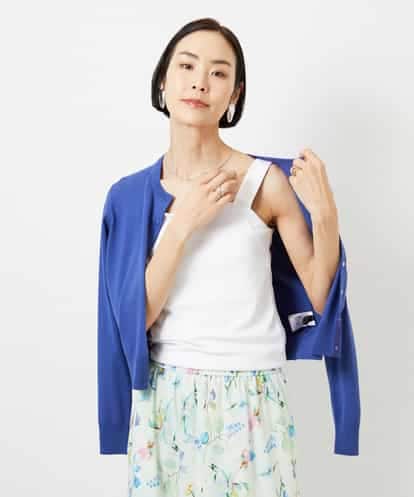 FMKGD02110 MICHEL KLEIN [遮熱効果素材]スクエアネックタンクトップ