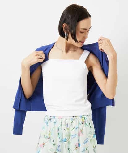 FMKGD02110 MICHEL KLEIN [遮熱効果素材]スクエアネックタンクトップ