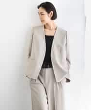 FMKGD02110 MICHEL KLEIN(ミッシェルクラン) [遮熱効果素材]スクエアネックタンクトップ ホワイト