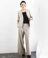 FMKGD02110 MICHEL KLEIN(ミッシェルクラン) [遮熱効果素材]スクエアネックタンクトップ ホワイト