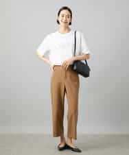 FMKGD02140 MICHEL KLEIN(ミッシェルクラン) ボクシ―ロゴＴシャツ ライトグレー
