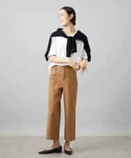 FMKGD02140 MICHEL KLEIN(ミッシェルクラン) ボクシ―ロゴＴシャツ ライトグレー