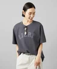 FMKGD02140 MICHEL KLEIN(ミッシェルクラン) ボクシ―ロゴＴシャツ ライトグレー
