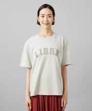 FMKGD02140 MICHEL KLEIN(ミッシェルクラン) ボクシ―ロゴＴシャツ ライトグレー