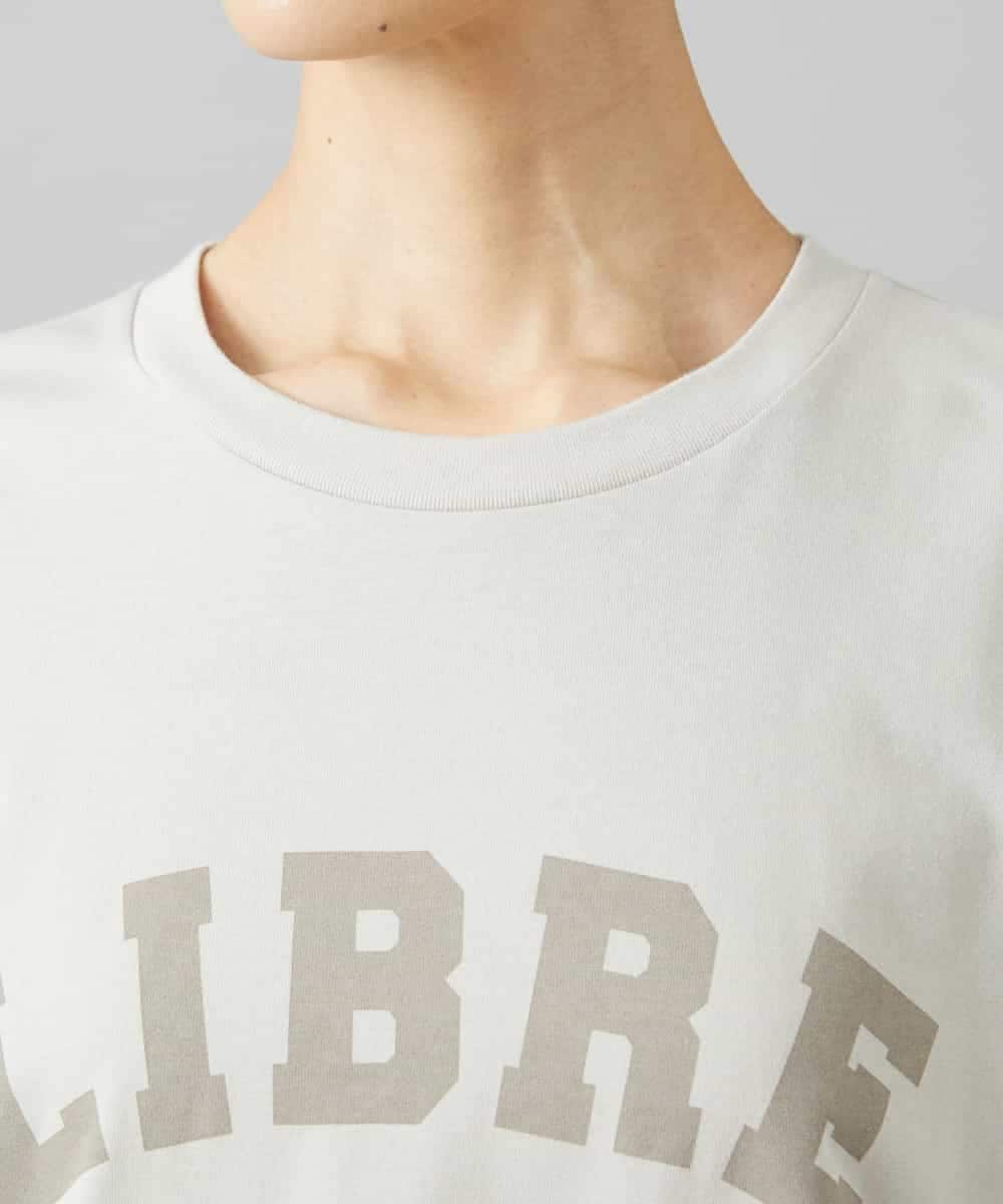 FMKGD02140 MICHEL KLEIN(ミッシェルクラン) ボクシ―ロゴＴシャツ ライトグレー