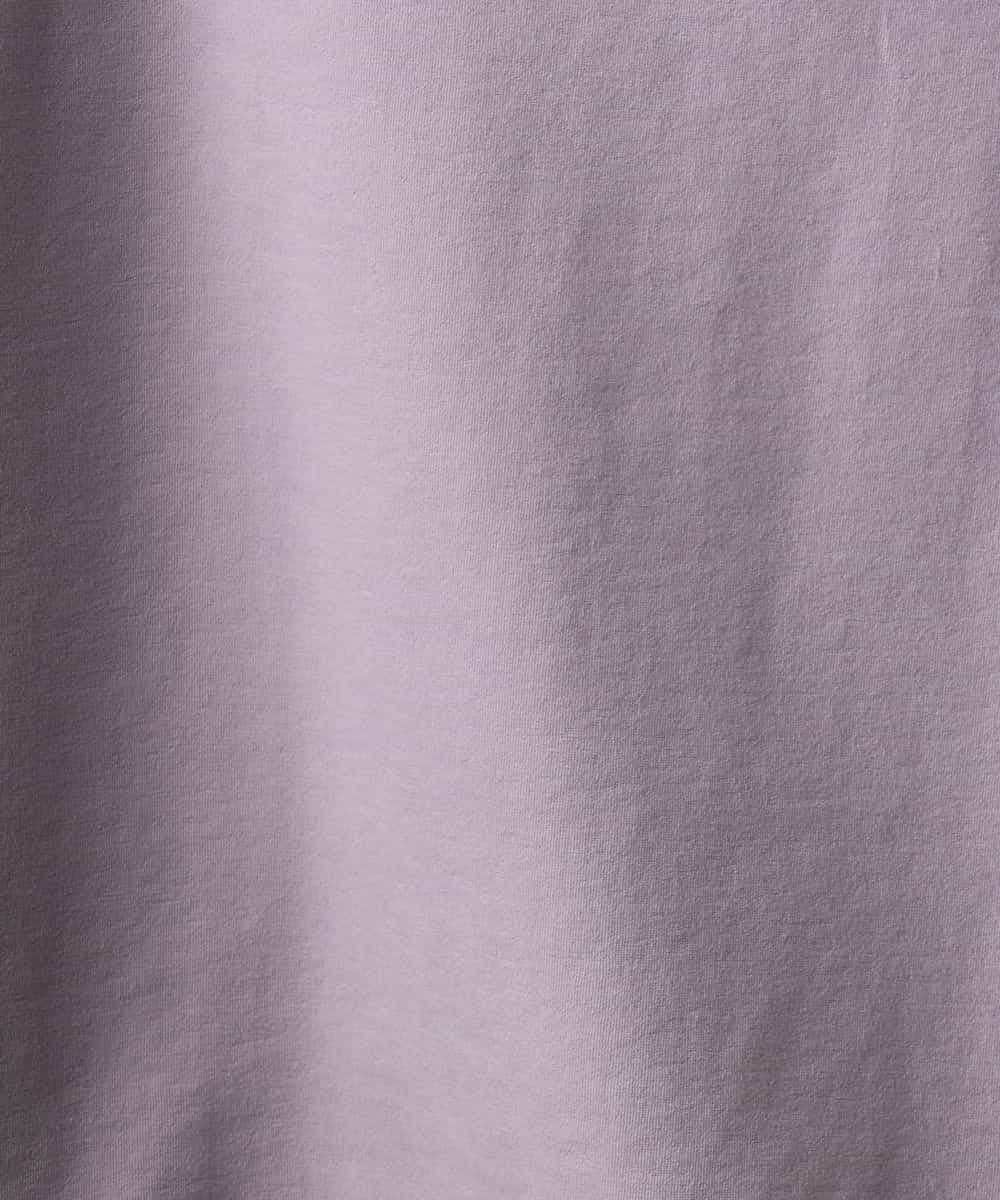 FMKGD03180 MICHEL KLEIN(ミッシェルクラン) オーガニックコットン フレンチスリーブプルオーバー ラベンダー