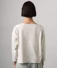 FMKGD04150 MICHEL KLEIN(ミッシェルクラン) タックデザイン バスクTシャツ アイボリー