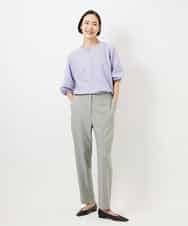 FMKGD05180 MICHEL KLEIN(ミッシェルクラン) 異素材スリーブカットソー ネイビー