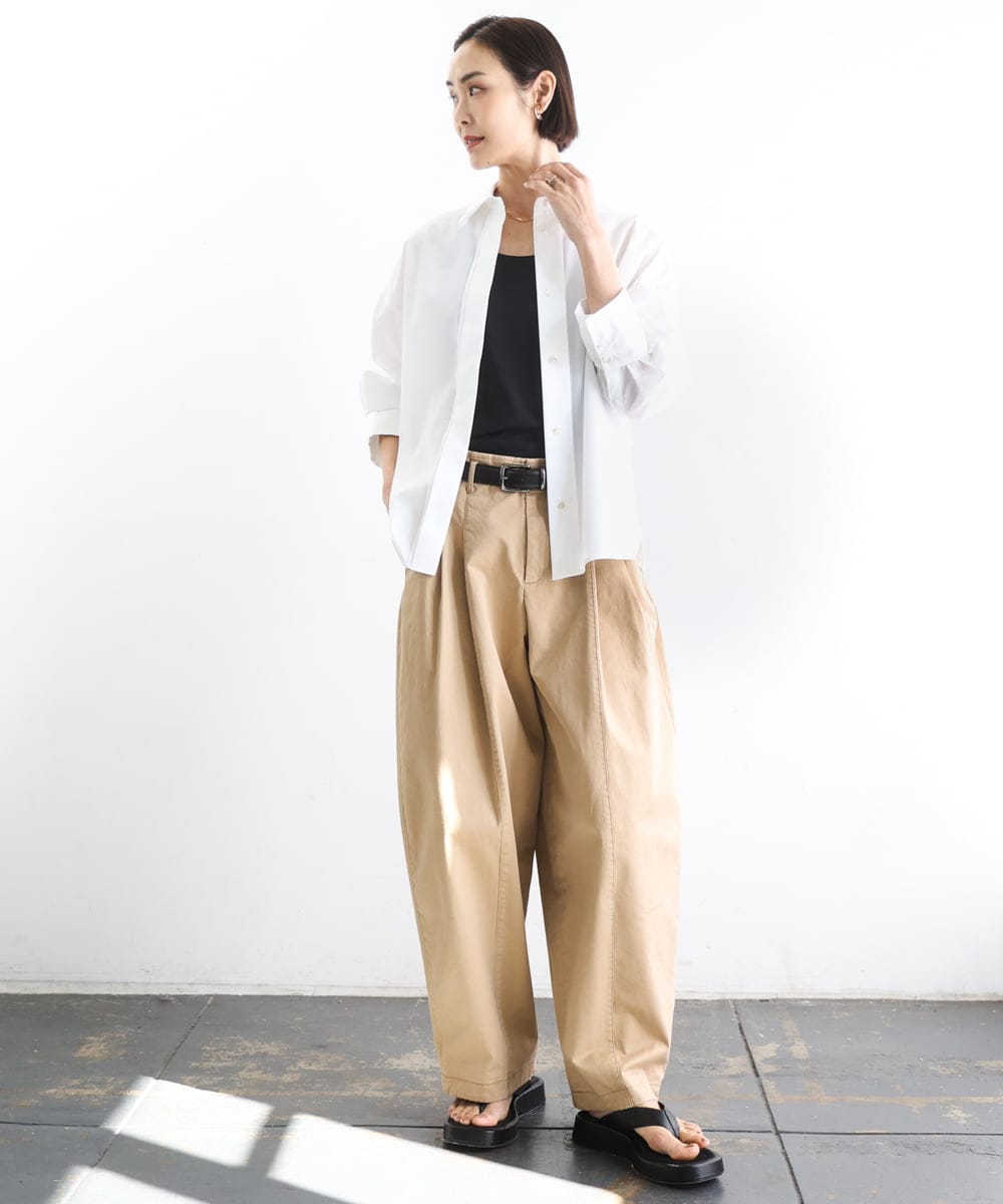 FMKGD06110 MICHEL KLEIN(ミッシェルクラン) [遮熱効果素材]タンクトップ ホワイト