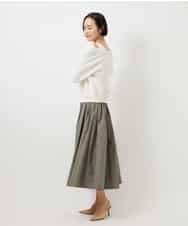 FMKGD06110 MICHEL KLEIN(ミッシェルクラン) [遮熱効果素材]タンクトップ ホワイト