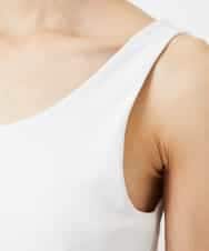 FMKGD06110 MICHEL KLEIN(ミッシェルクラン) [遮熱効果素材]タンクトップ ホワイト