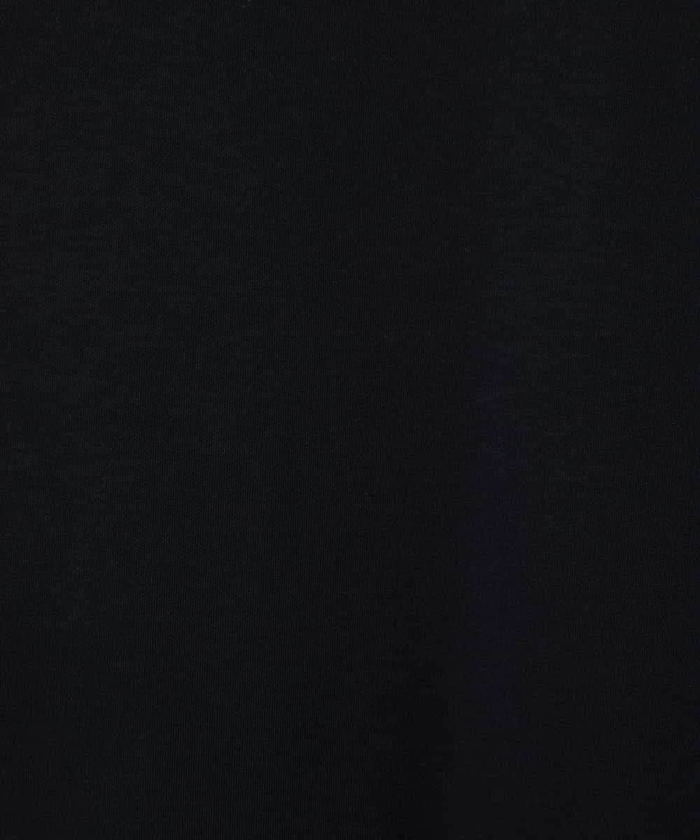 FMKGD07120 MICHEL KLEIN(ミッシェルクラン) [遮熱効果素材]クリーンシルエットTシャツ ブラック