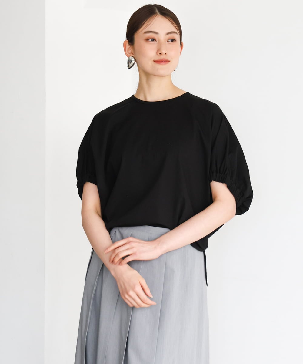 FMKGD10180 MICHEL KLEIN [接触冷感]サッカードルマンスリーブカットソー