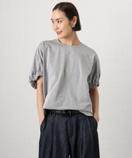 FMKGD10180 MICHEL KLEIN(ミッシェルクラン) [接触冷感]サッカードルマンスリーブカットソー ブラック