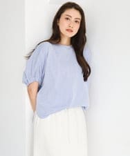 FMKGD10180 MICHEL KLEIN(ミッシェルクラン) [接触冷感]サッカードルマンスリーブカットソー ブラック