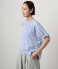 FMKGD10180 MICHEL KLEIN(ミッシェルクラン) [接触冷感]サッカードルマンスリーブカットソー ブラック