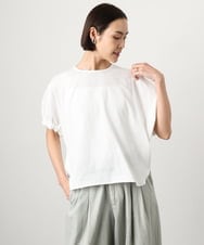 FMKGD10180 MICHEL KLEIN(ミッシェルクラン) [接触冷感]サッカードルマンスリーブカットソー ブラック