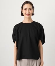 FMKGD10180 MICHEL KLEIN(ミッシェルクラン) [接触冷感]サッカードルマンスリーブカットソー ブラック