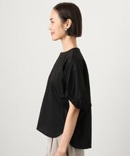 FMKGD10180 MICHEL KLEIN(ミッシェルクラン) [接触冷感]サッカードルマンスリーブカットソー ブラック