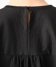 FMKGD10180 MICHEL KLEIN(ミッシェルクラン) [接触冷感]サッカードルマンスリーブカットソー ブラック