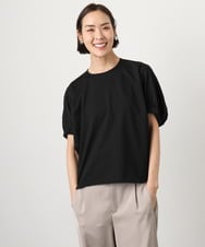 FMKGD10180 MICHEL KLEIN(ミッシェルクラン) [接触冷感]サッカードルマンスリーブカットソー ブラック