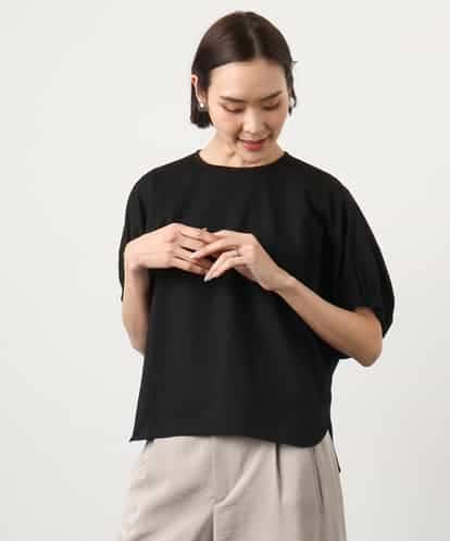 FMKGD10180 MICHEL KLEIN [接触冷感]サッカードルマンスリーブカットソー