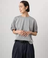 FMKGD10180 MICHEL KLEIN(ミッシェルクラン) [接触冷感]サッカードルマンスリーブカットソー ブラック