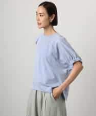 FMKGD10180 MICHEL KLEIN(ミッシェルクラン) [接触冷感]サッカードルマンスリーブカットソー ブラック