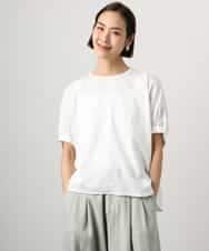 FMKGD10180 MICHEL KLEIN(ミッシェルクラン) [接触冷感]サッカードルマンスリーブカットソー ブラック