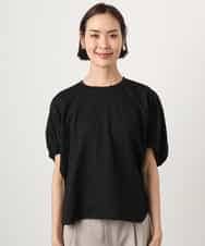 FMKGD10180 MICHEL KLEIN(ミッシェルクラン) [接触冷感]サッカードルマンスリーブカットソー ブラック