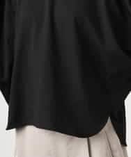 FMKGD10180 MICHEL KLEIN(ミッシェルクラン) [接触冷感]サッカードルマンスリーブカットソー ブラック