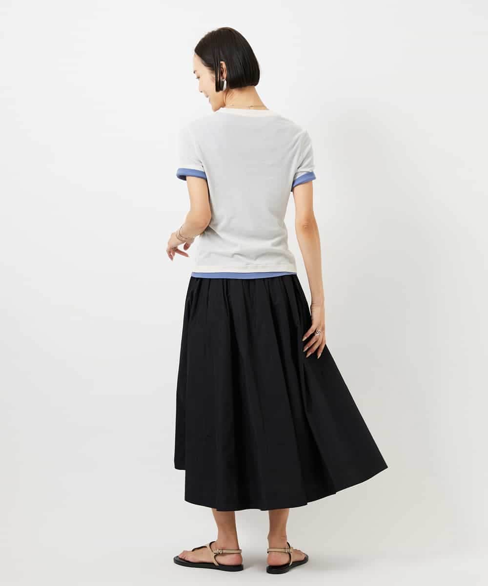 FMKGD11120 MICHEL KLEIN(ミッシェルクラン) シアークルーネック プルオーバー ブルー